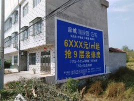 宣威墙体广告质量分析