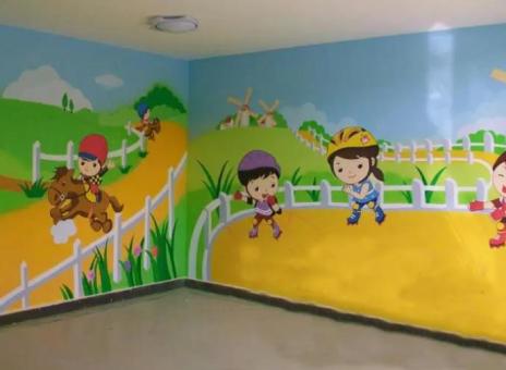 宣威幼儿园墙体彩绘制作流程及注意事项